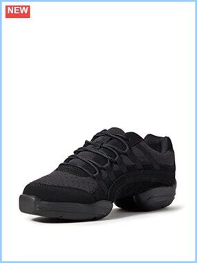Capezio Studio Dance Shoes Split Sole PU Nubuck Mesh Lace Up